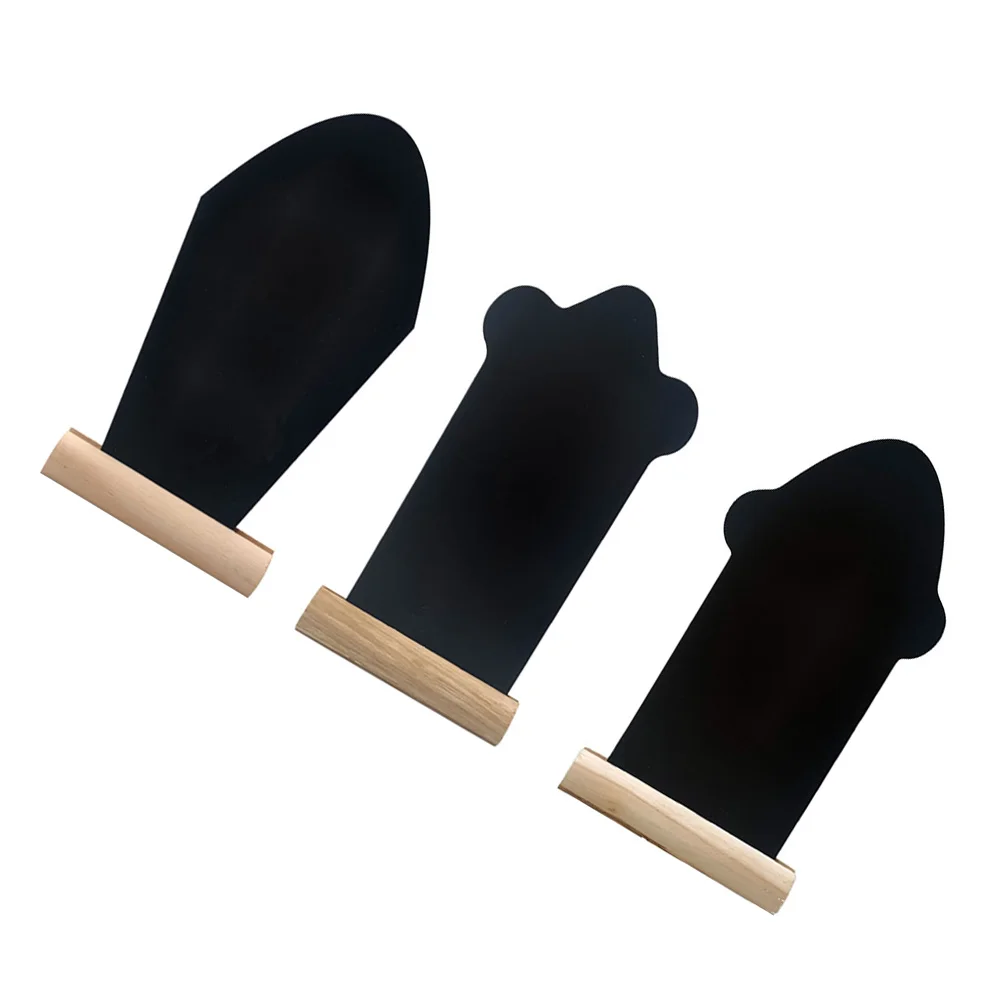 3 шт. деревянные надгробия украшения знаки доски для заметок декор досок