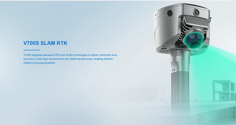 Лучшее предложение: Hi-target V700s SLAM RTK лазерный 3D-сканер LiDAR, модуль RTK, IP64, -45~75°C, в комплекте с подставкой для геодезических работ и картографирования (art.: 3920db669eae6) - 3920db669eae6