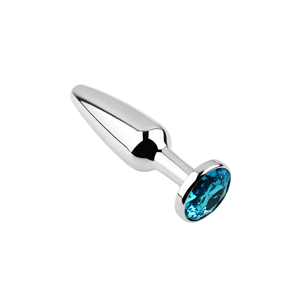 Металлическая Серебристая Анальная пробка расширение для задней площадки