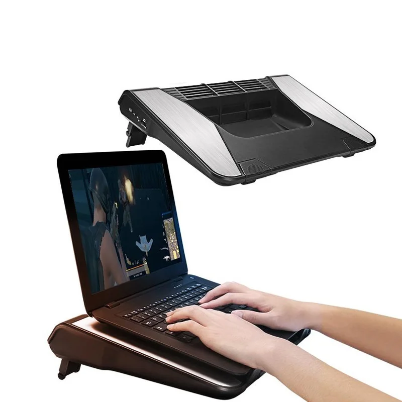 

Охлаждающая подставка для ноутбука, 17 дюймов, с низким децибелем