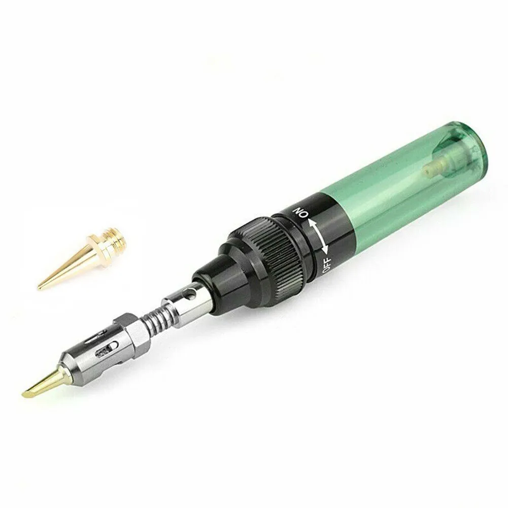 

Plastic + Metal Soldering Iron Tool Kit Torch Welding Butane Gas Cordless