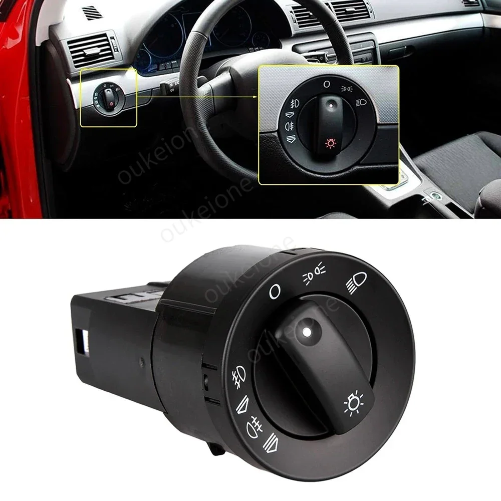 Фото Для AUDI A4 B6 2000-2004 A4 B7 2004 2005 2006 2007 8E 0941531 Главный свет, переключатель управления противотуманными фарами, автомобильные аксессуары №2