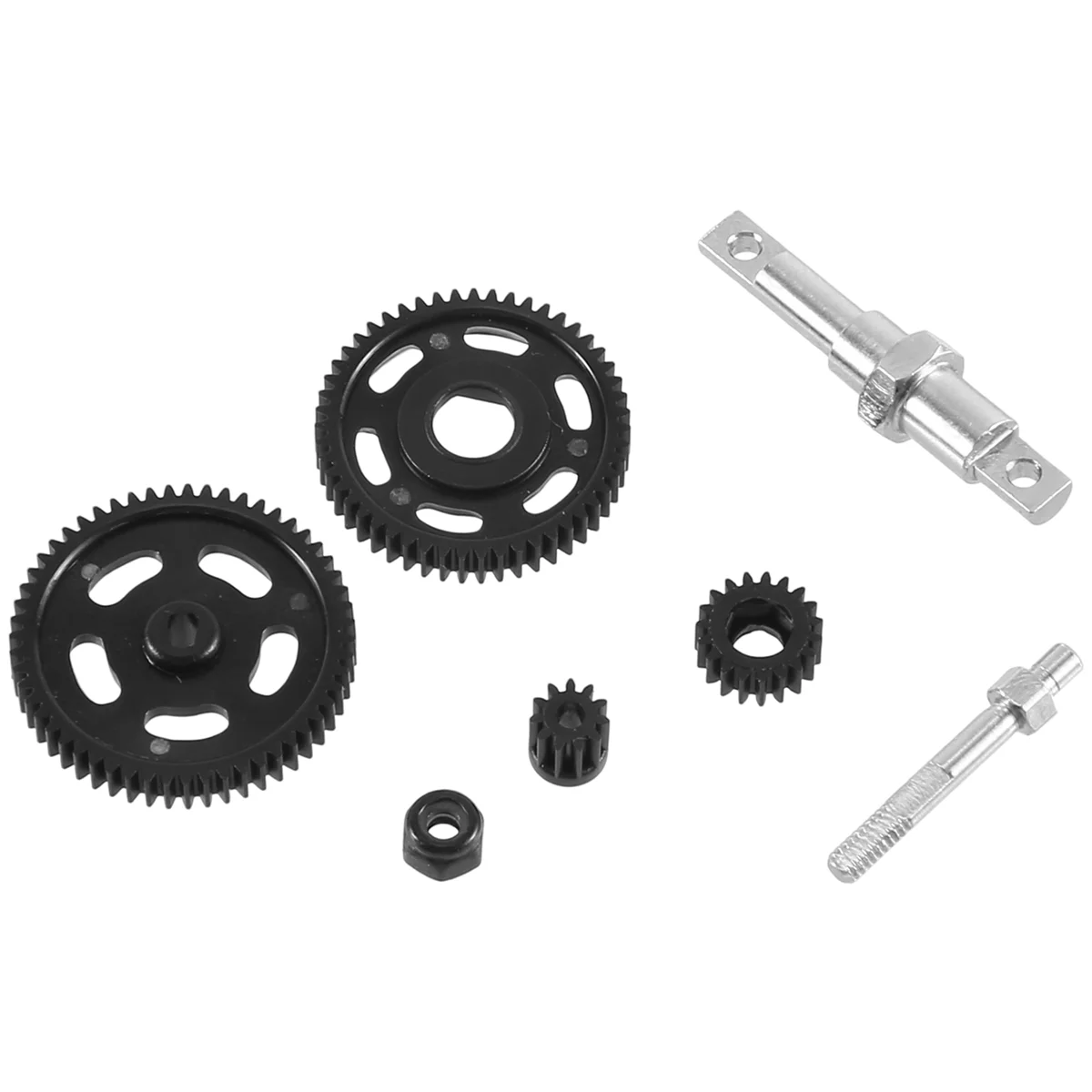 Набор стальных цилиндрических шестерен трансмиссии для 1/24 RC Crawler Axial SCX24 AXI90081 AXI00002