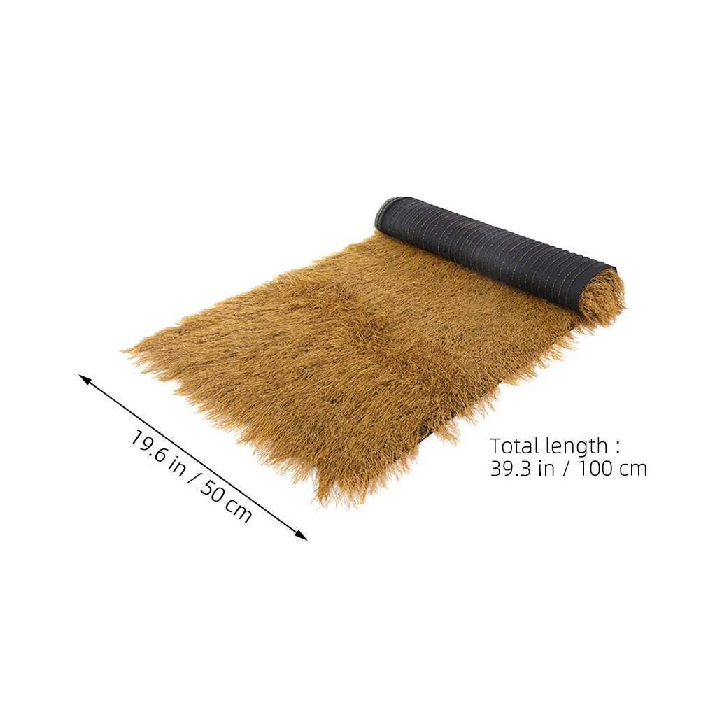 Коврик из плитки для забора соломки кукольного домика крысы Pe искусственная