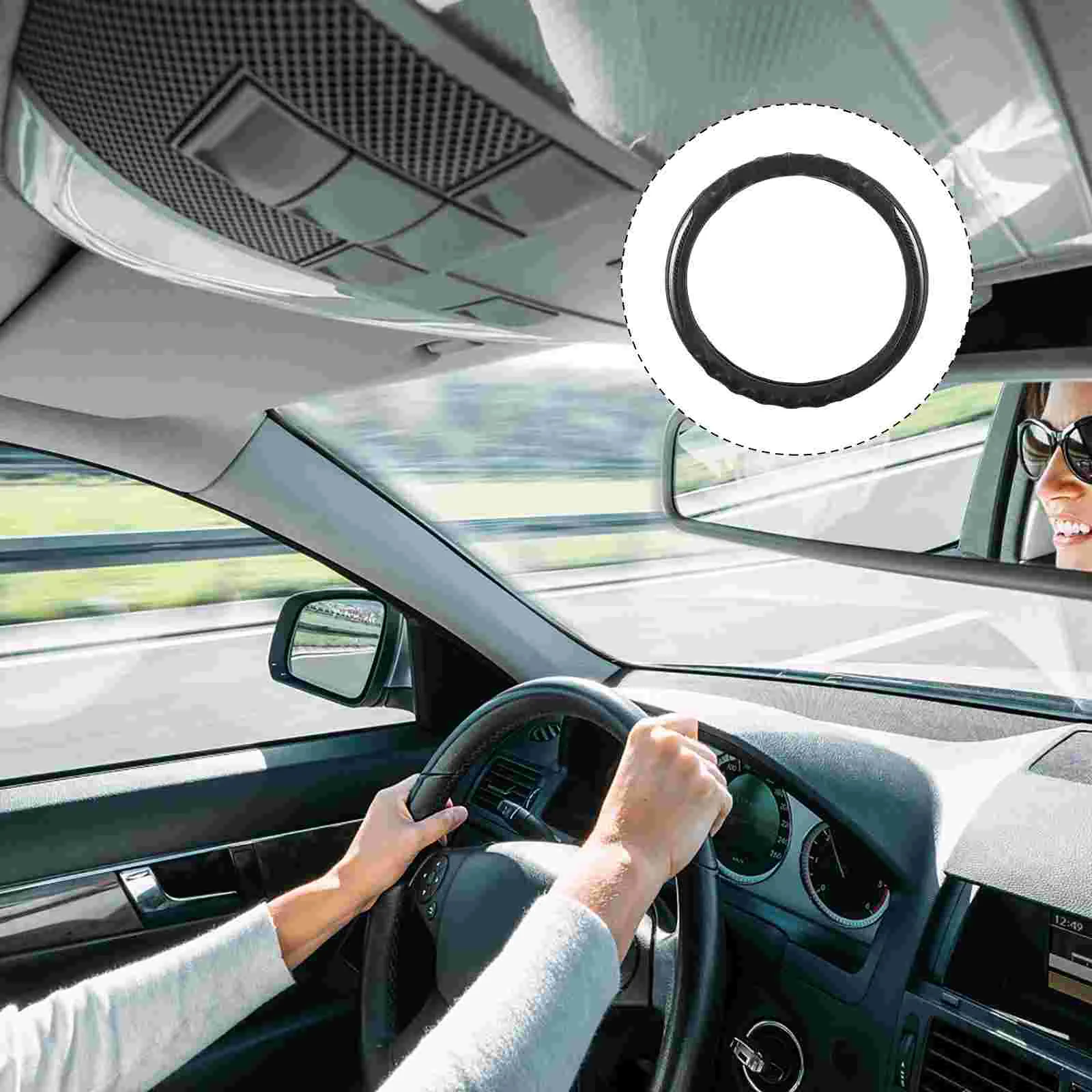 

1Pc Useful Steering Wheel Cover Car Steering Wheel Protector Car Interior Decor