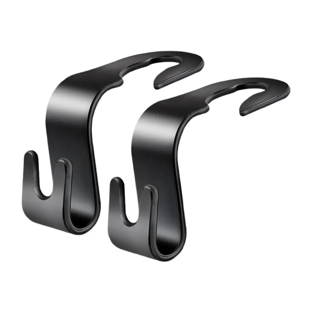 

2 шт., универсальный крючок для подголовника автомобильного сиденья, вешалка для хранения, органайзер для сумки, кошелька, пальто, крючок для автомобильного сиденья