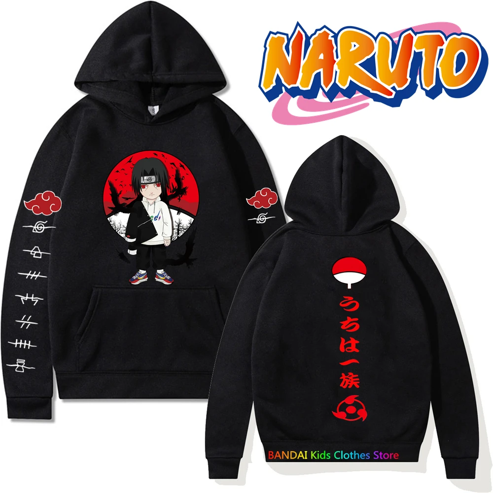 

Japan Anime Akatsuki Kakashi uchiha itach Naruto Men Hoodies Sweatshirt Streetwear Hoodie Women Sweatshirt Pullover Hoody