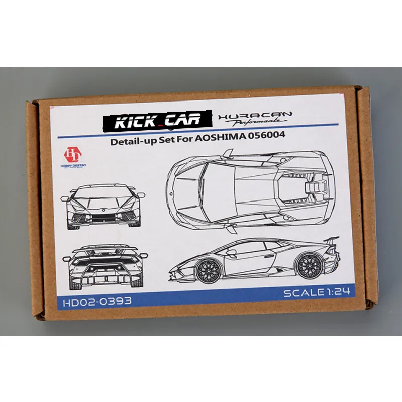 

Hobby Design 1/24 HD02-0393 Huracan, модификация деталей для aoshim