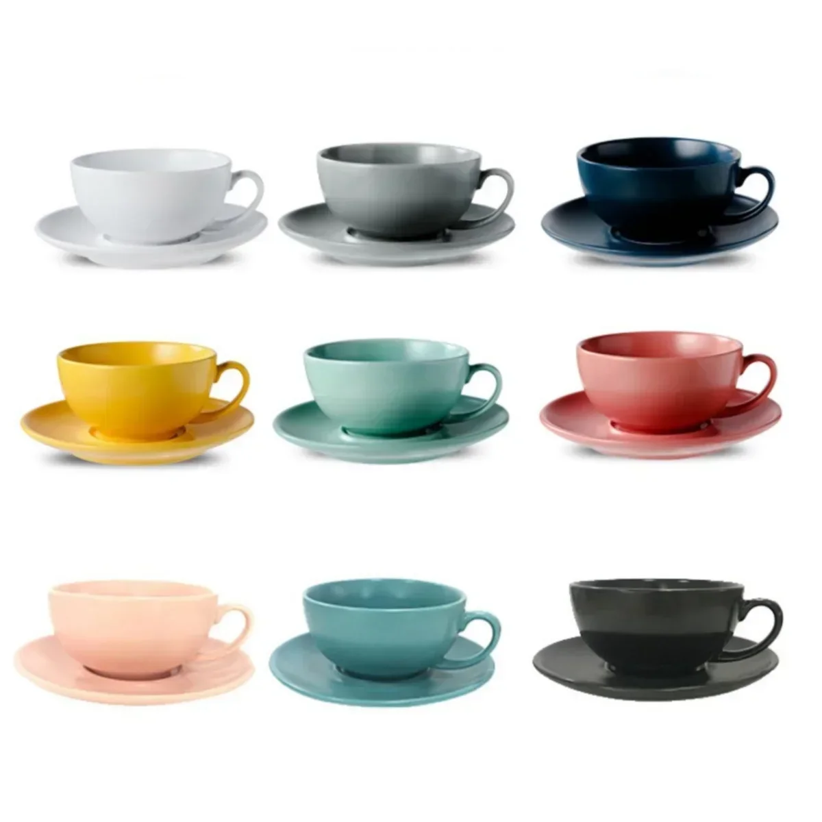 220 мл керамическая кофейная чашка с блюдцем набор художественной кружки для