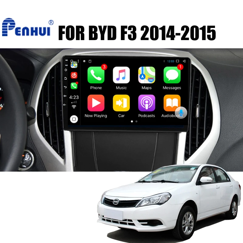 

Автомобильный DVD-плеер для BYD F0 2008-2011, автомобильное радио, аудио, видео, мультимедийная навигация, GPS-плеер Android