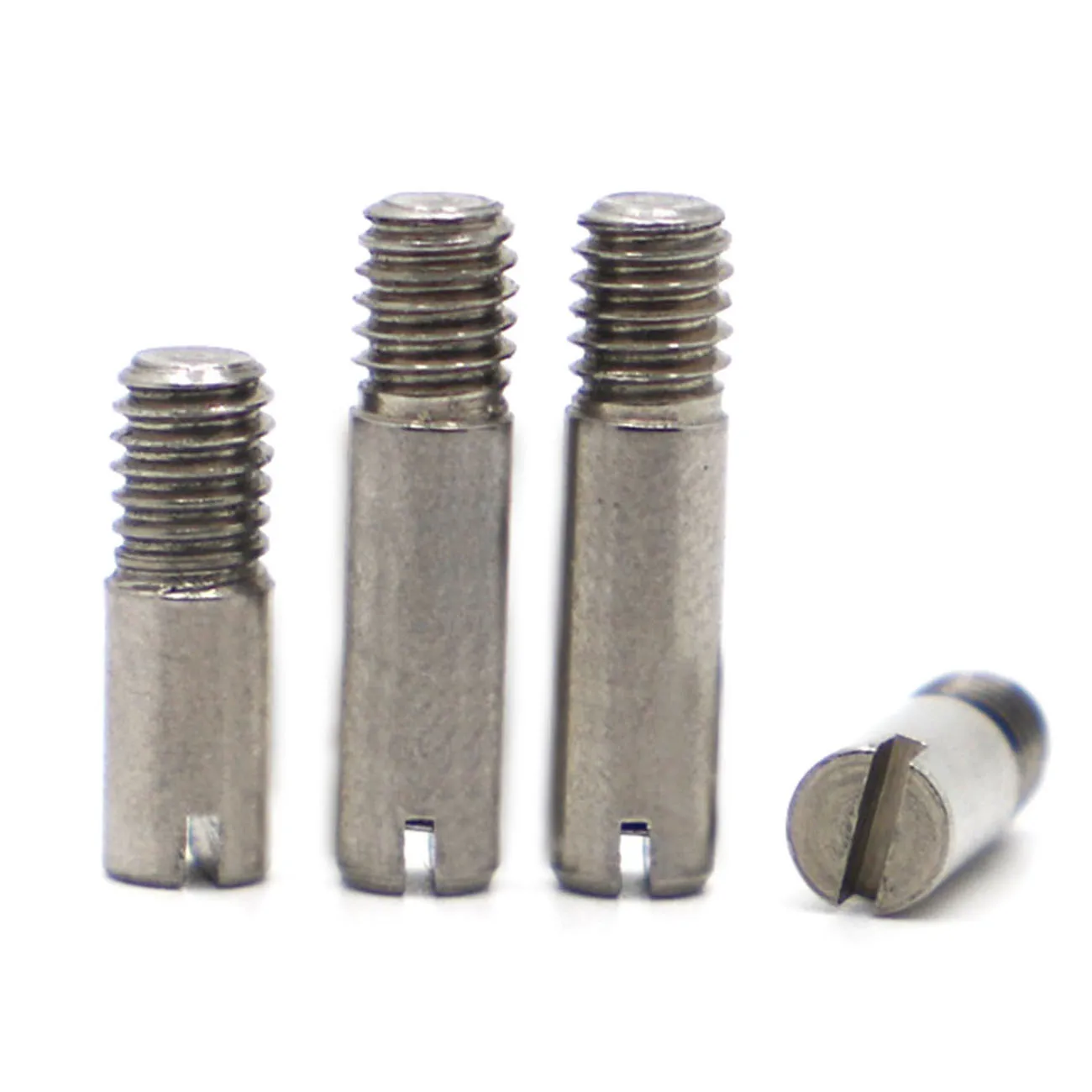 

M2 M2.5 M3 M4 M5 M6 M8 M10 304 A2 Stainless Steel Outside Thread Solid Dowel Pin Slotted Head Positioning Roll Shaft GB878