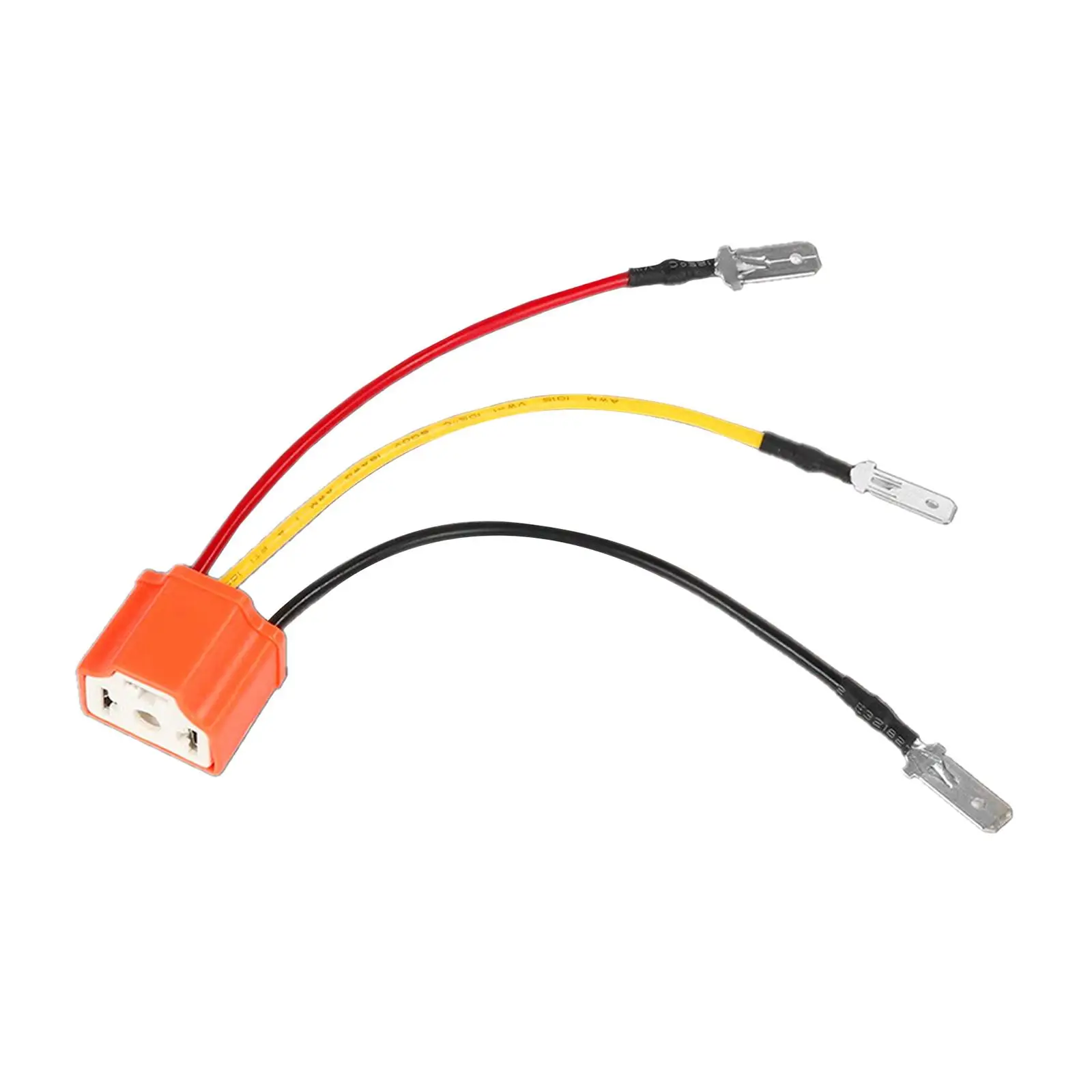 

2 Pieces H4 Wire Wiring Harness Sockets, Replacement 3 Pin 14AWG Adapter Fit for Boat Car Pickup Heavy Duty .