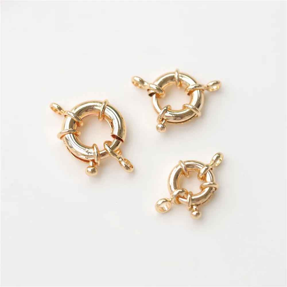 Медная позолоченная пряжка рулевого колеса ручная для воды браслет ожерелье