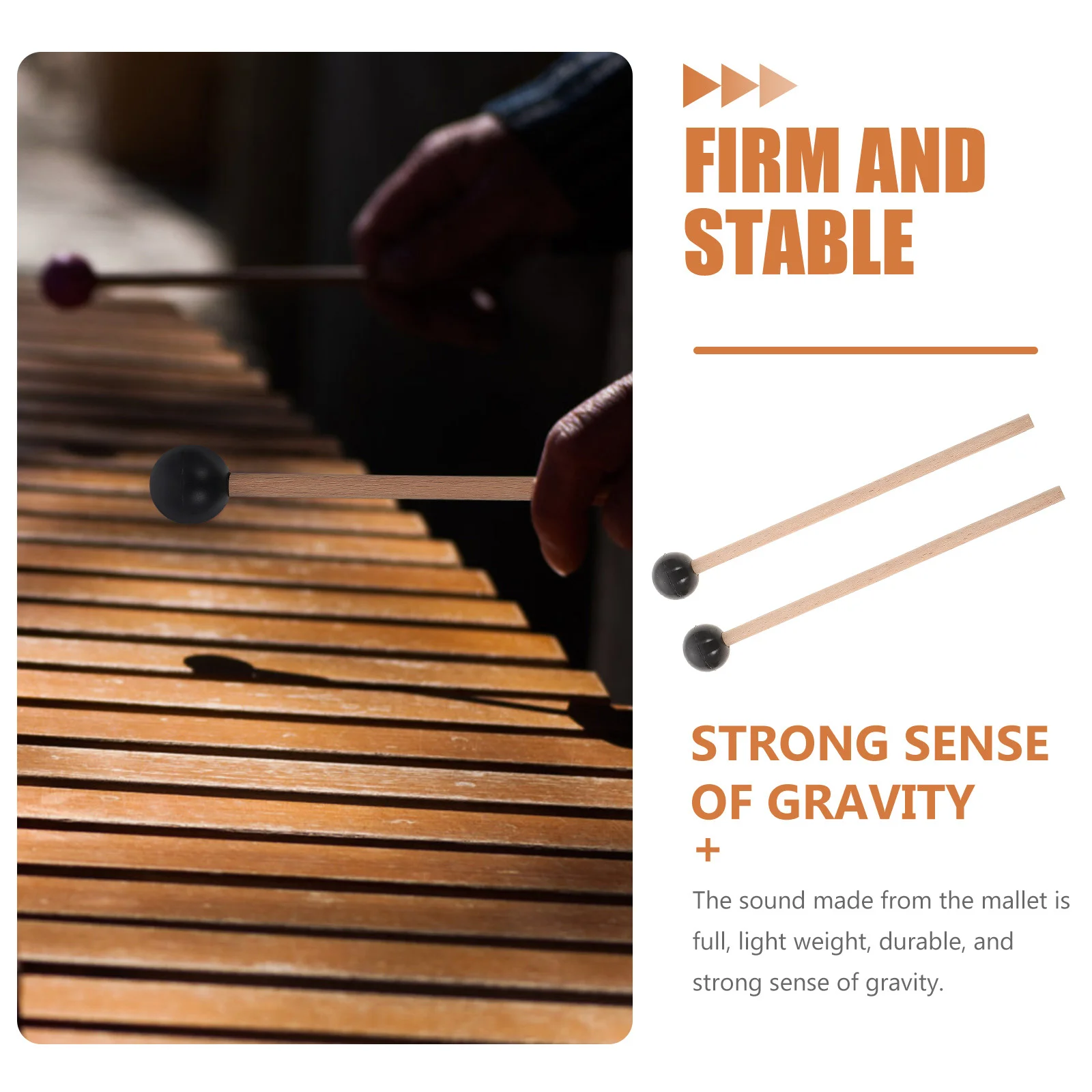 

Sticks Mallets Drum Percussion Drumsticksmallet Wood Xylophone Drumstick Stick Adults Kids Brush Marimba Musical Innovative Bell
