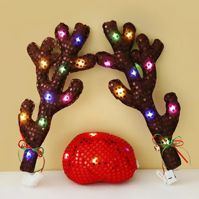 Рождественский автомобильный декор милые автомобильные аксессуары с оленями и