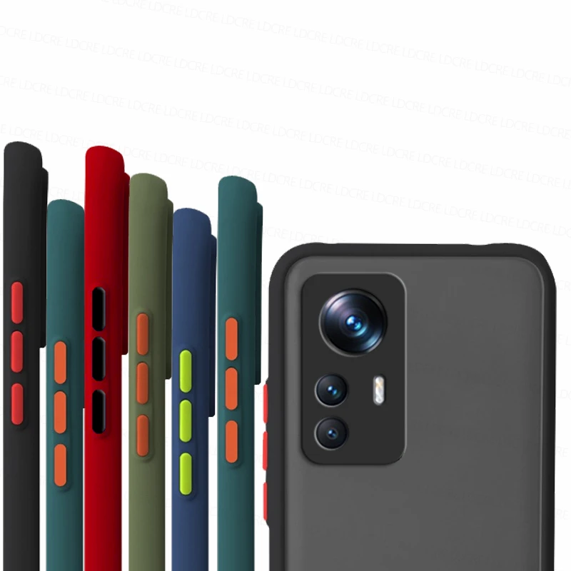 

Матовый чехол-бампер из поликарбоната и ТПУ Для Xiaomi 12T 11T Pro, мягкие силиконовые противоударные чехлы для Xiaomi 12T