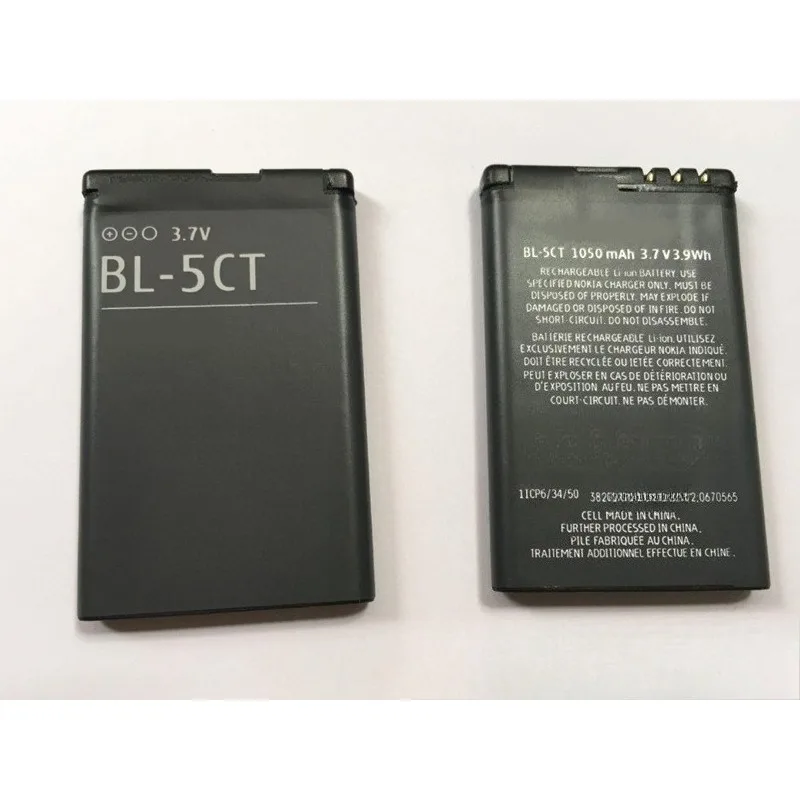 Фото 2 шт. сменный аккумулятор BL-5CT для Nokia 5220 5220XM C6-01 C3-01 6730 C5 6330 6303i 1050 мАч №4