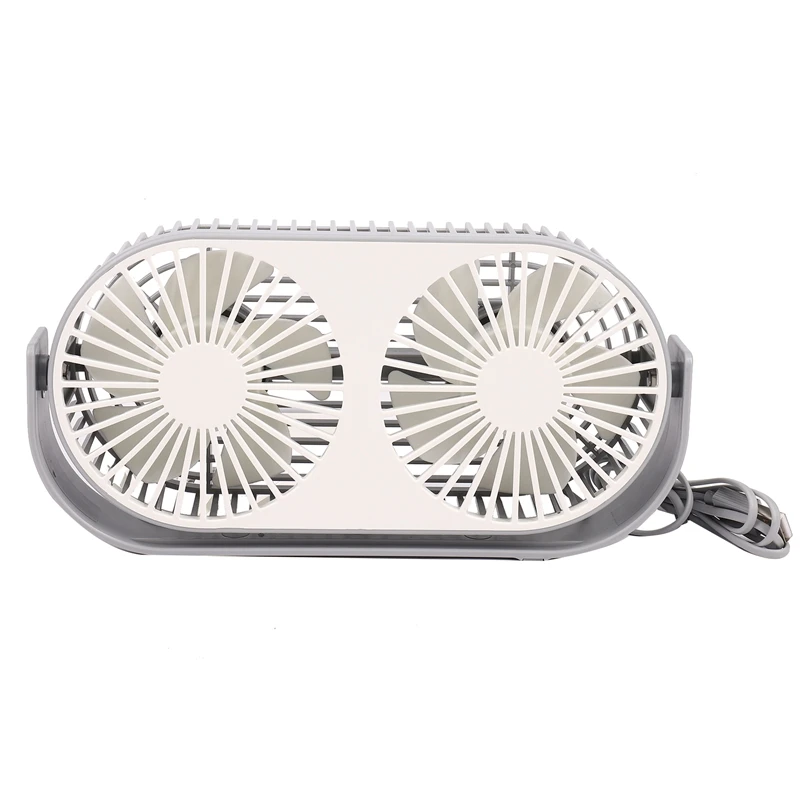 

Desk Fan Dual Fan With Aromatherapy Three Speed Night Lamp USB Fan Desktop Air Cooling For Office Home