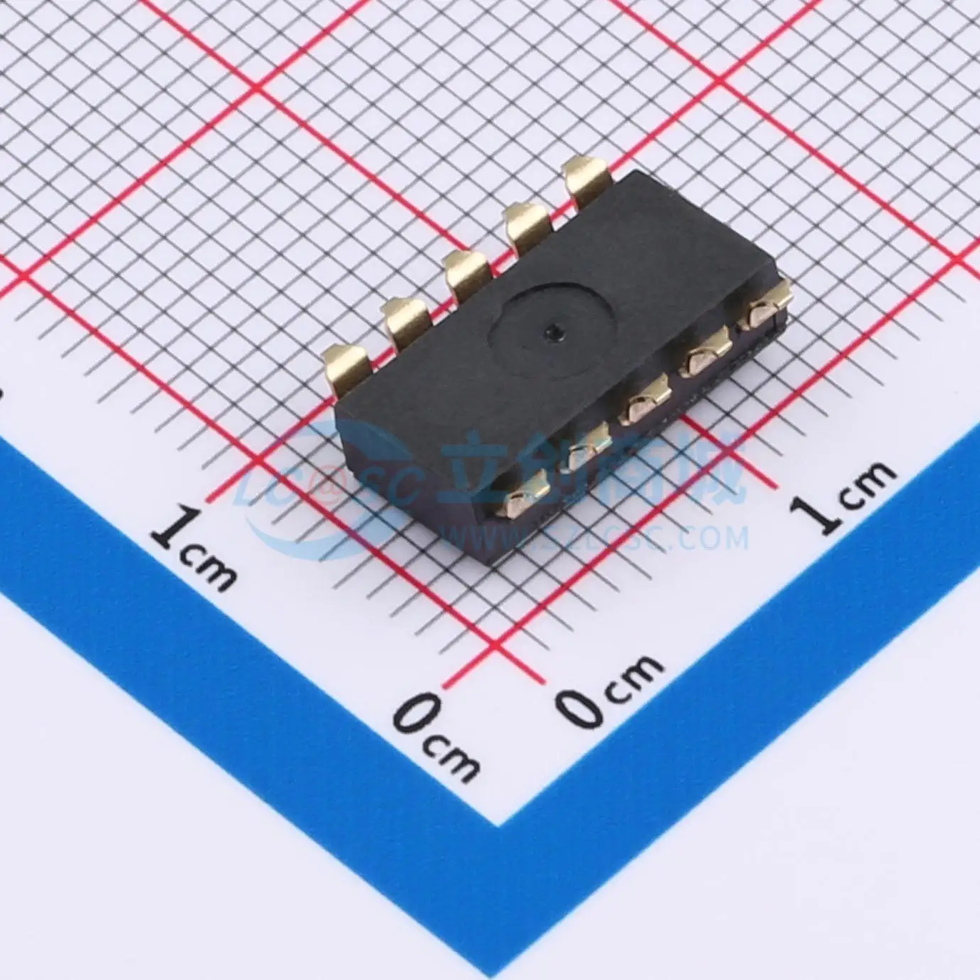 Фото 16 шт. DSIC-05-LS-GER SMD P 2,54 мм SPST 5 2,54 мм DIP-переключатель №2