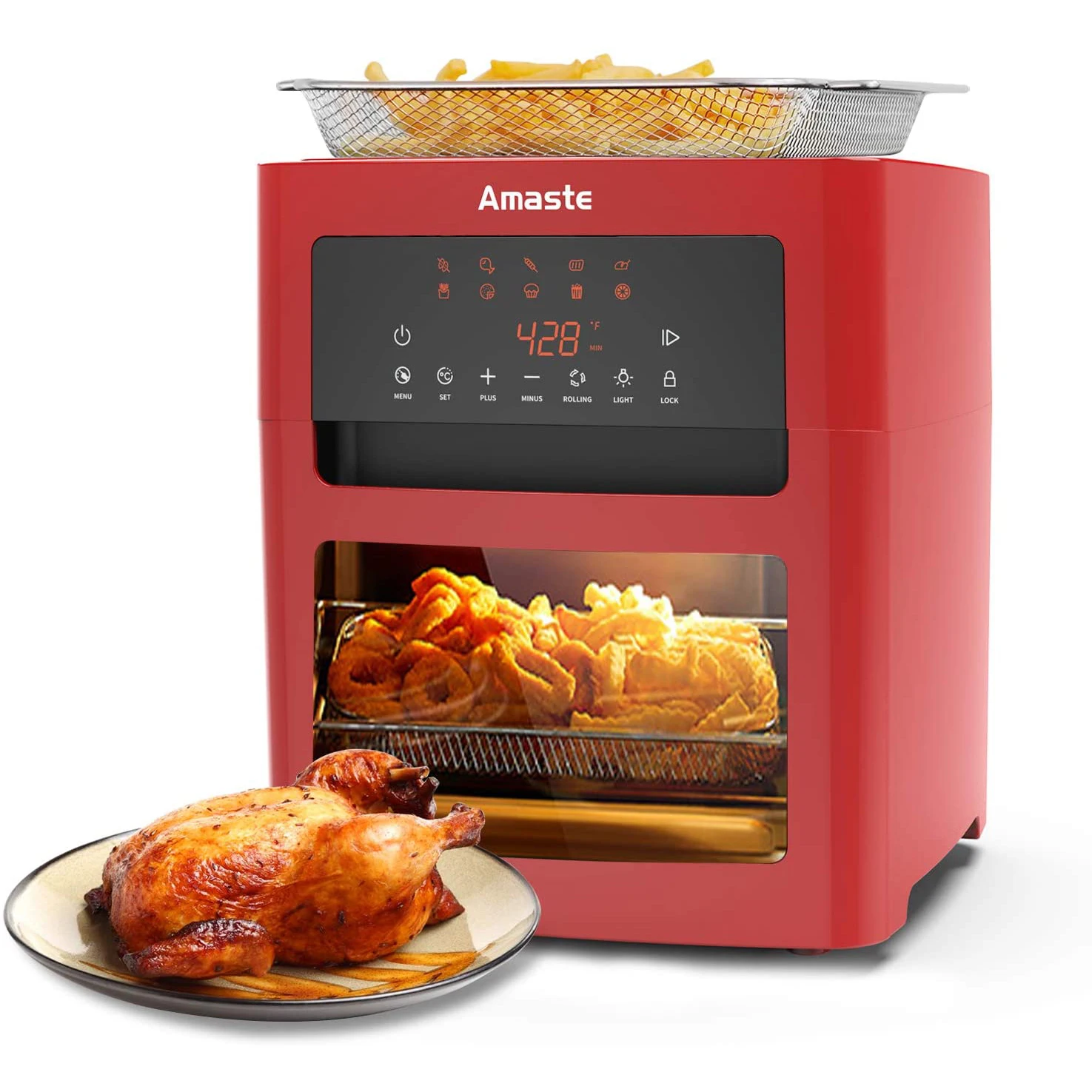 

Горячая Распродажа, коммерческая электрическая плита Kerong, 15-литровая цифровая безмасляная духовка