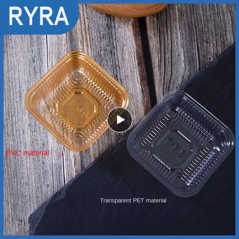 

Blister Tray Transparent Light Mooncake Blister Box Gold Packing Box Mooncake Tray Gift Box Packaging Blister Box Portable