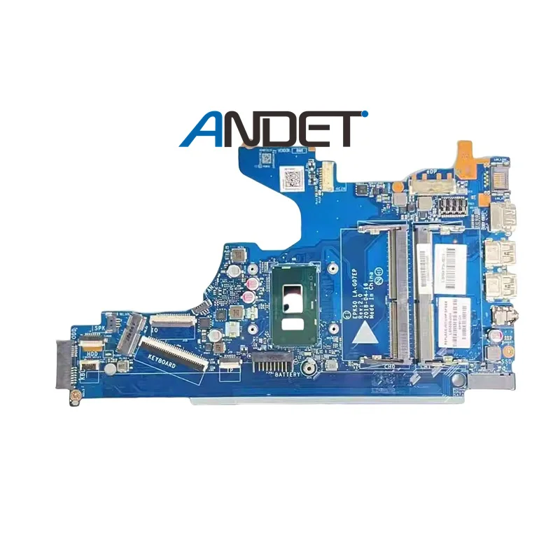 Материнская плата для ноутбука HP 15-DA 250 G7 TPN-C135 EPK50 LA-G07EP LA-G07DP i3-7020U CPU