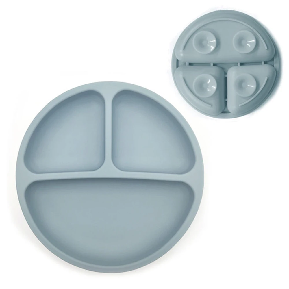 Детская Миска Для Кормления С Присоской Безопасная Силиконовая Посуда