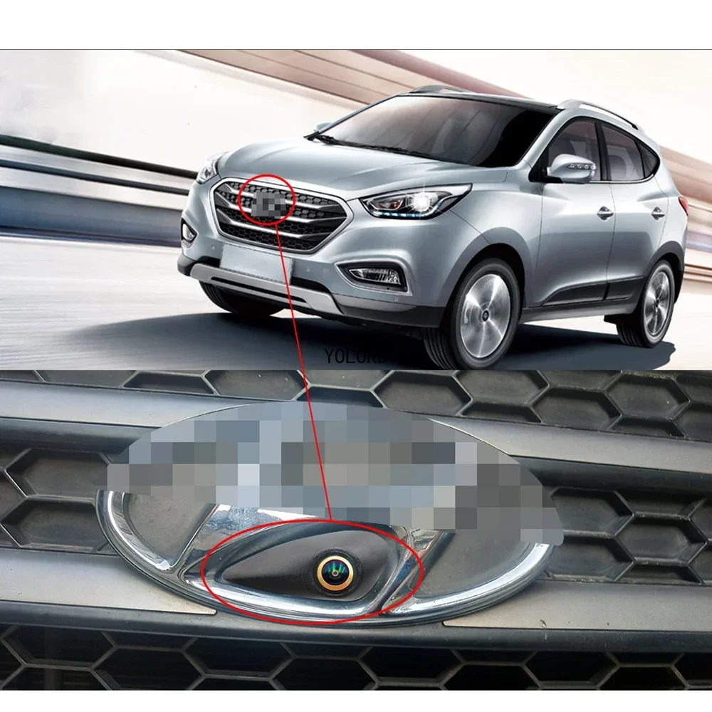 1080P CCD AHD Автомобильная эмблема с логотипом камера переднего вида для Hyundai Elantra Verna