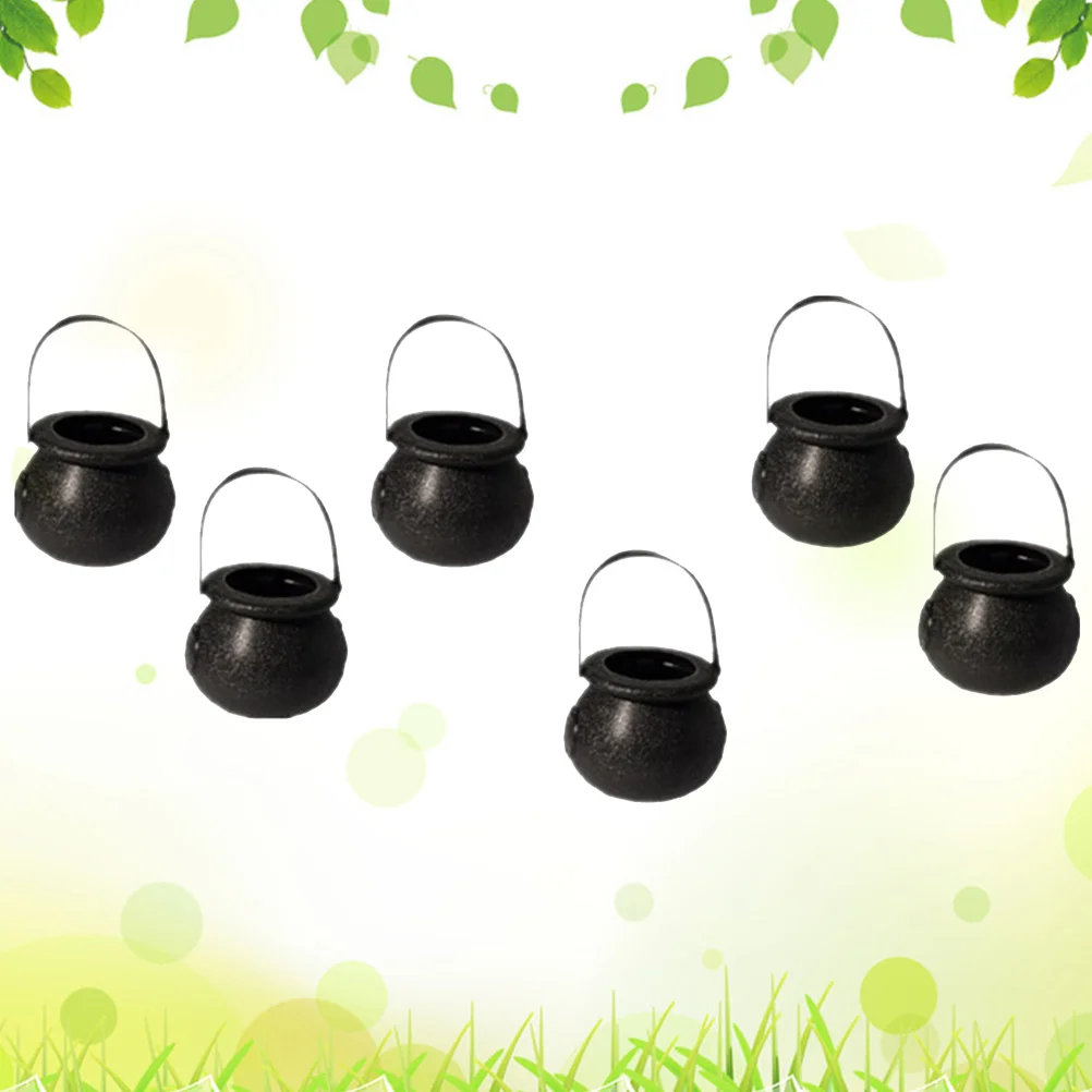 

Candy Bucket Cauldron Holder Trick Or Treat Mini Blackkettles Decorations Witch Cauldrons Bowl Kidspumpkin Baskets Bowls Day St