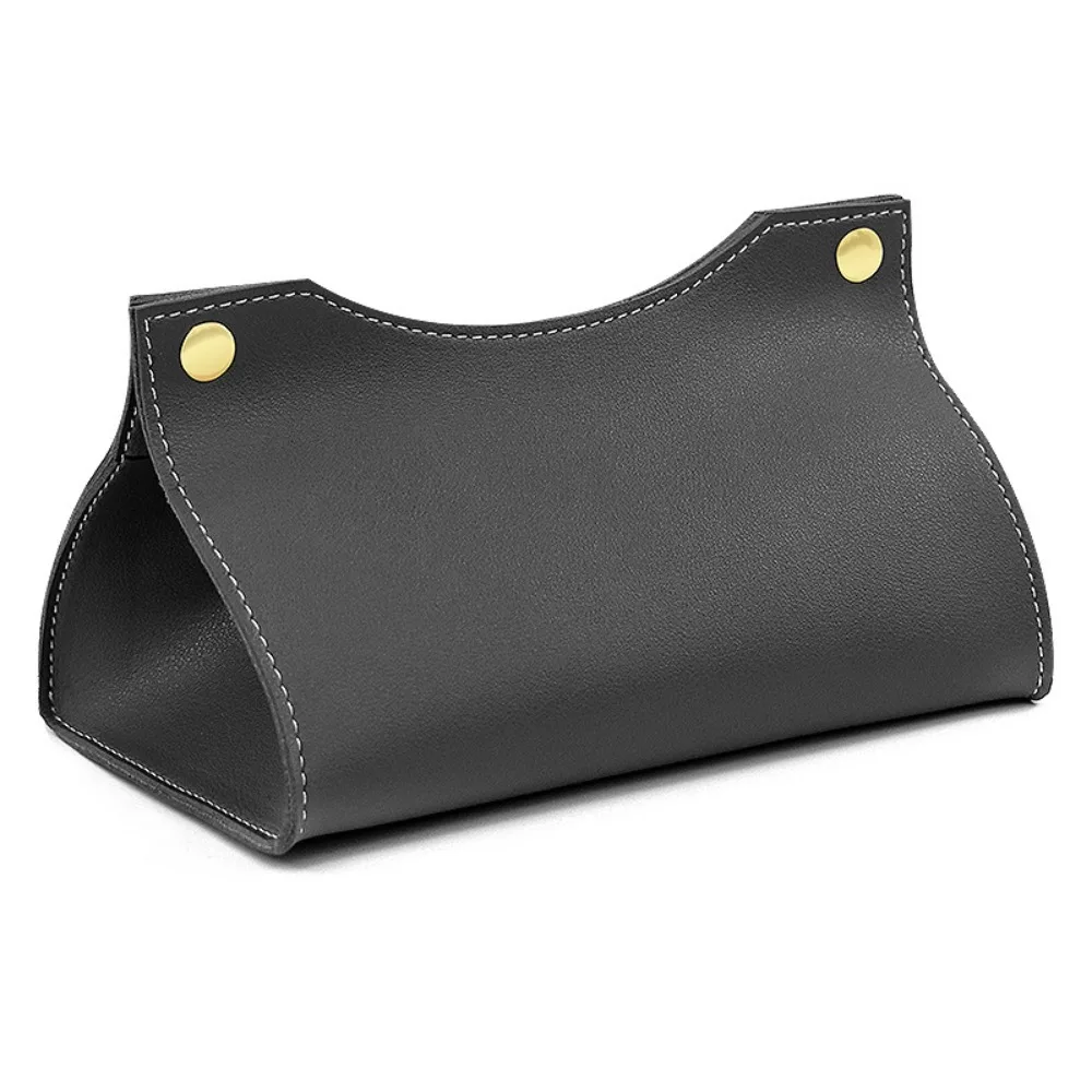 

Коробка для салфеток из искусственной кожи черная