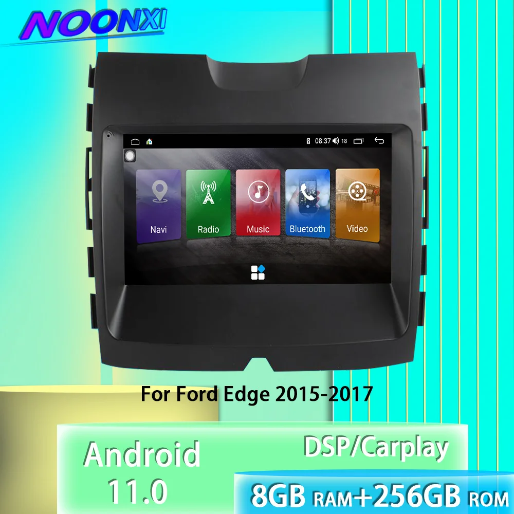

Автомагнитола 2 Din для Ford Edge 2015-256, 2017 ГГц, Android 11