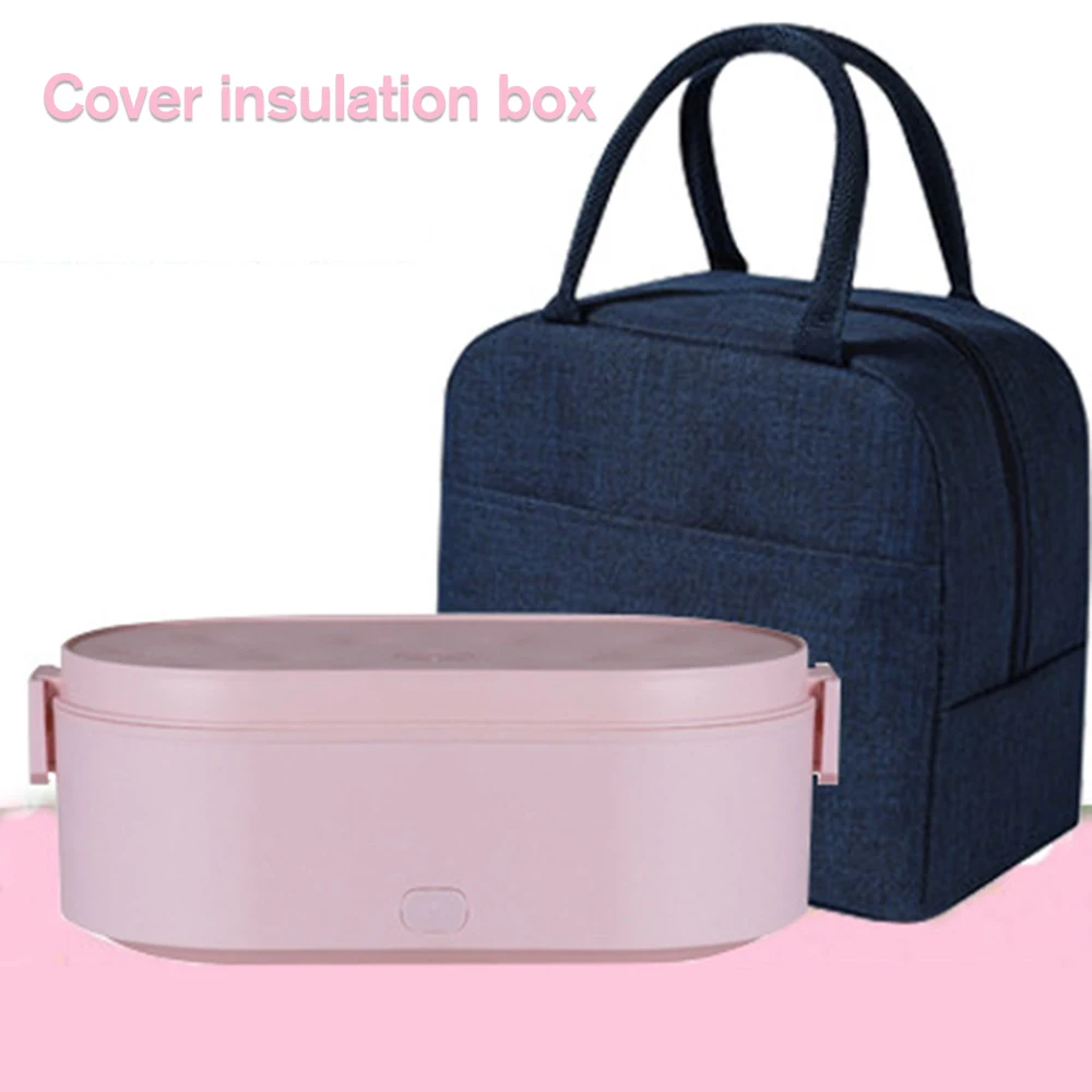 

Stainless Steel Lunch Bento Box Mini lunch Box Electric USB Rechargeable Food Heater Container Car Home Portable Rice Heater