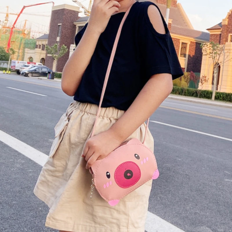 

Cartoon Cute Boys Girls Animal Pattern Shoulder Bag 2022 New Bubble Machine Children Small Bags Baby Wallet