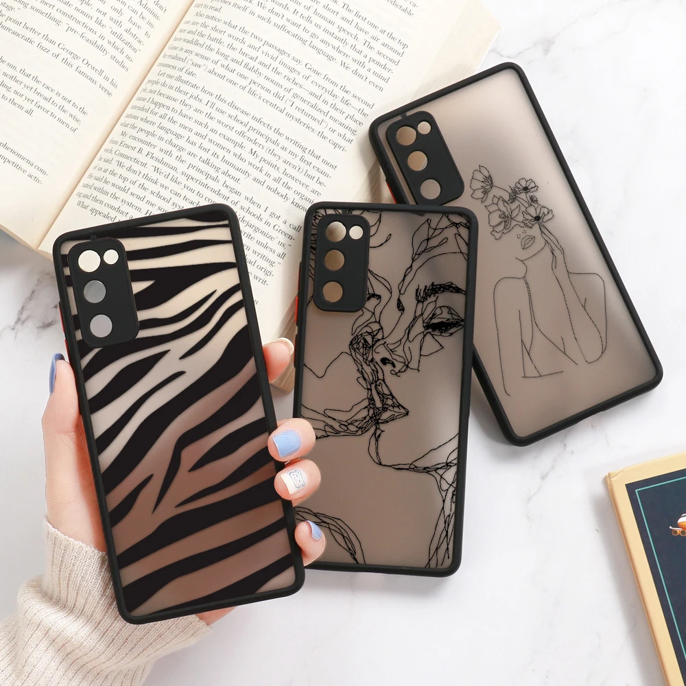 S22 Case For Samsung S22 Ultra Cases Galaxy Note 10 Plus S21 FE S20 FE S10 Plus Note 20 Ultra S23 A53 5G A52S A13 A33 Back Cover