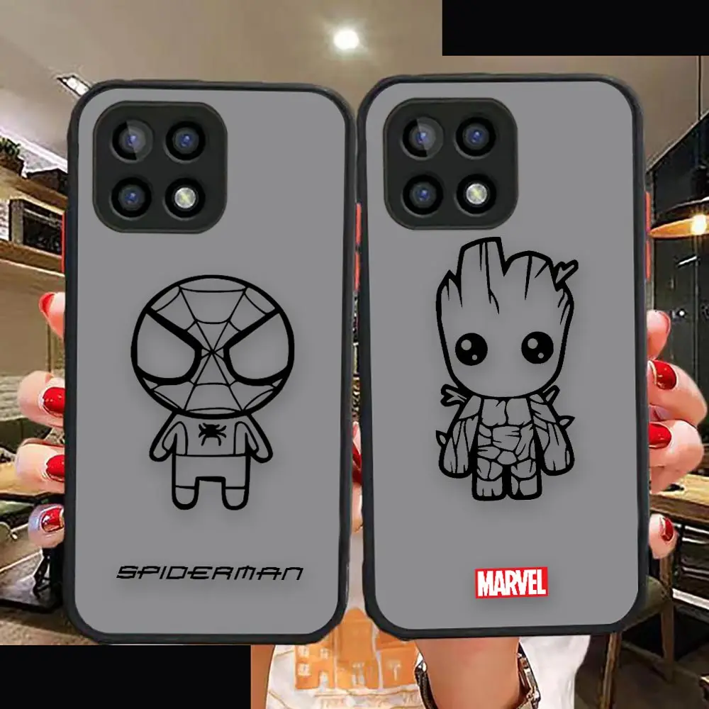 

Shockproof Case For OPPO A15 A16 FINDX3 Funda R15 A76 A54 A55 A73 A74 A92 A93 A94 ACE2 PRO Case Para Cartoon Cute Marvel Hero