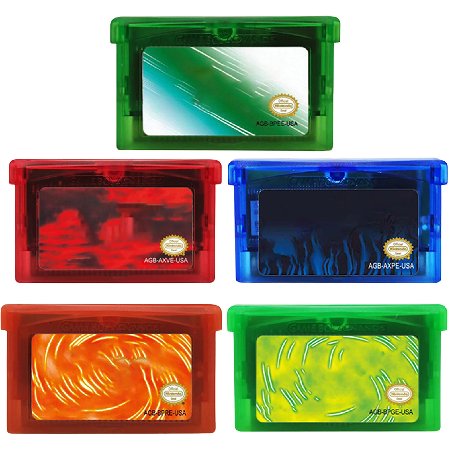 

For Gameboy Advance GBA Fun Game Cards Cartridge Shell Case Card Box For GBA SP GBM NDSL NDS Interesting Game Discs Card Case