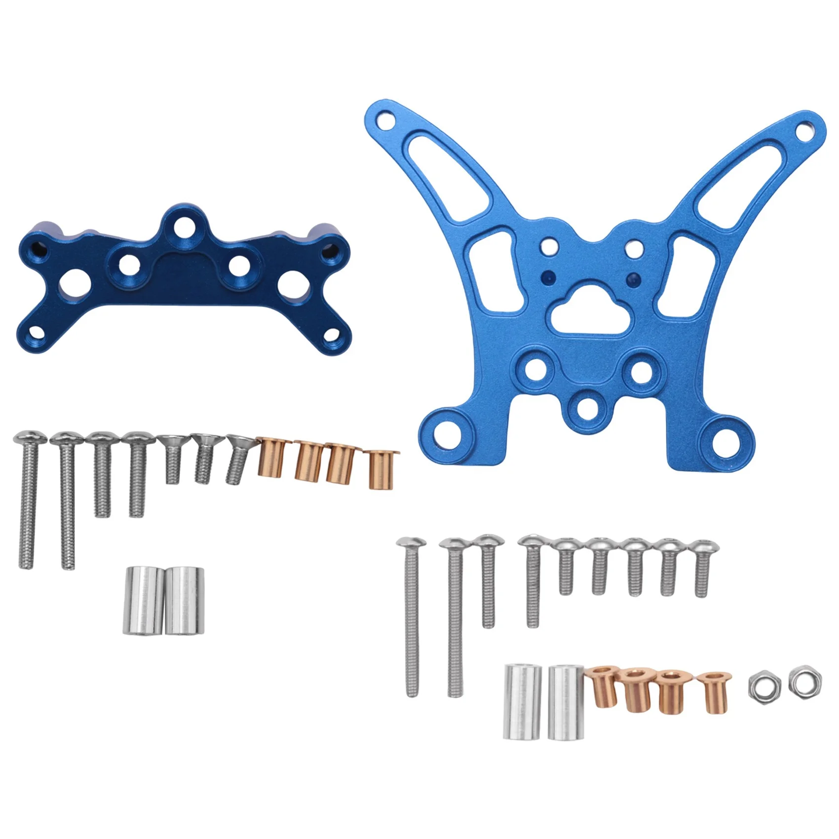 

2Pcs Metal Front and Rear Shock Tower for Tamiya TT-02B TT02B 1/10 RC Car Upgrade Parts Accessories