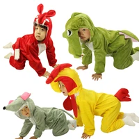 animals children kids animal costume cosplay baby dinosaur tiger elephant party costumes jumpsuit 3 12years