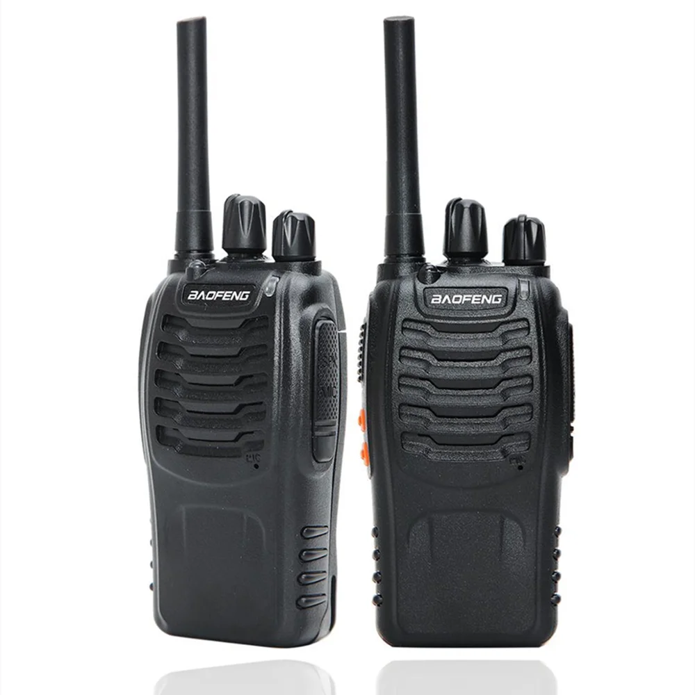 2PCS/Lot BAOFENG BF-88A 16 Channel Rechargeable Walkie Talkie (Upgrade Version BF-888S) Two Way Radio VOX LED Flashlight