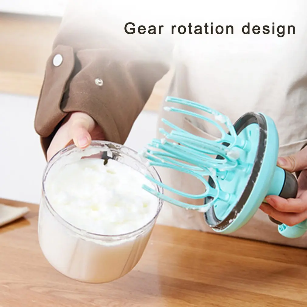 

NEW Cream Whisk Manual Household Small Semi-Automatic Egg White Milk Foam Cake Egg Hand-cranked Whisk Kitchen Accessories