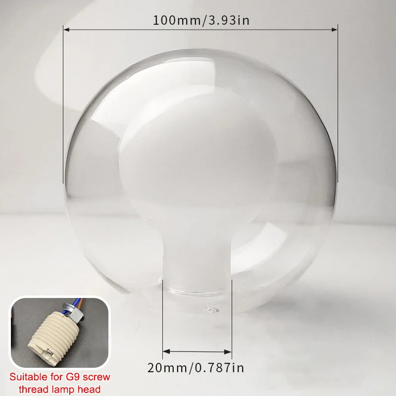 

Прозрачный белый абажур G9 HUXUAN