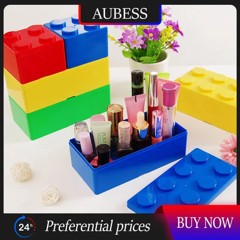 

Splicable Building Blocks Desk Office Organizer Storage Holder Desktop Pencil Pen Sundries Box Stationery Office School Supplies