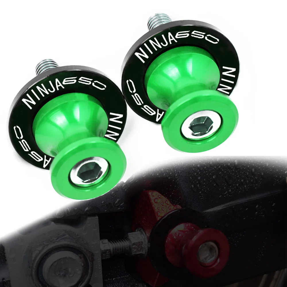 

Motorcycle Swingarm Spool Slider Stand Screws Motorcycle Accessories For Kawasaki Ninja 650 2017 2018 2019 2020 8MM