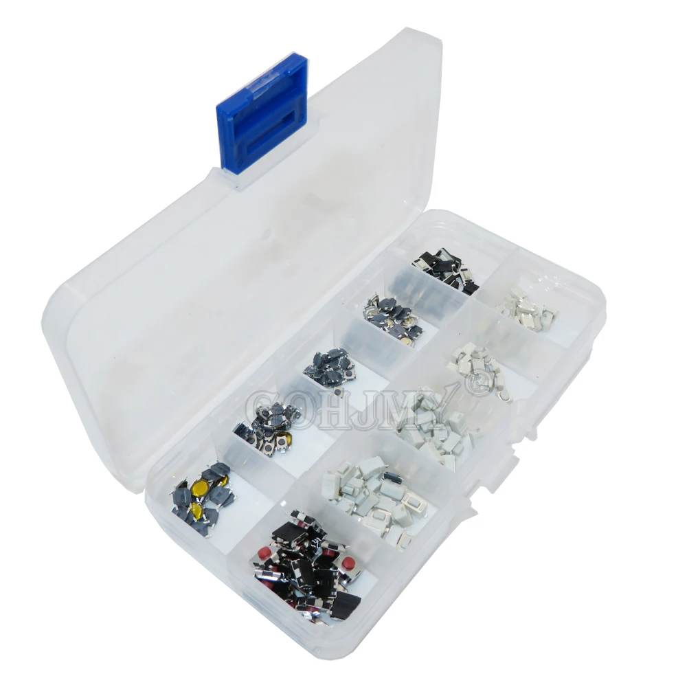 Ассортиментный Набор Из 250 Сенсорных Кнопок 10 Значений По 25 Штук — Сенсорные