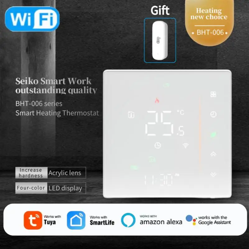 

CORUI Tuya WiFi Smart Thermostat Floor Heating Water Boiler Temperature Switch Support Alexa Google Home Assistant Voice Control