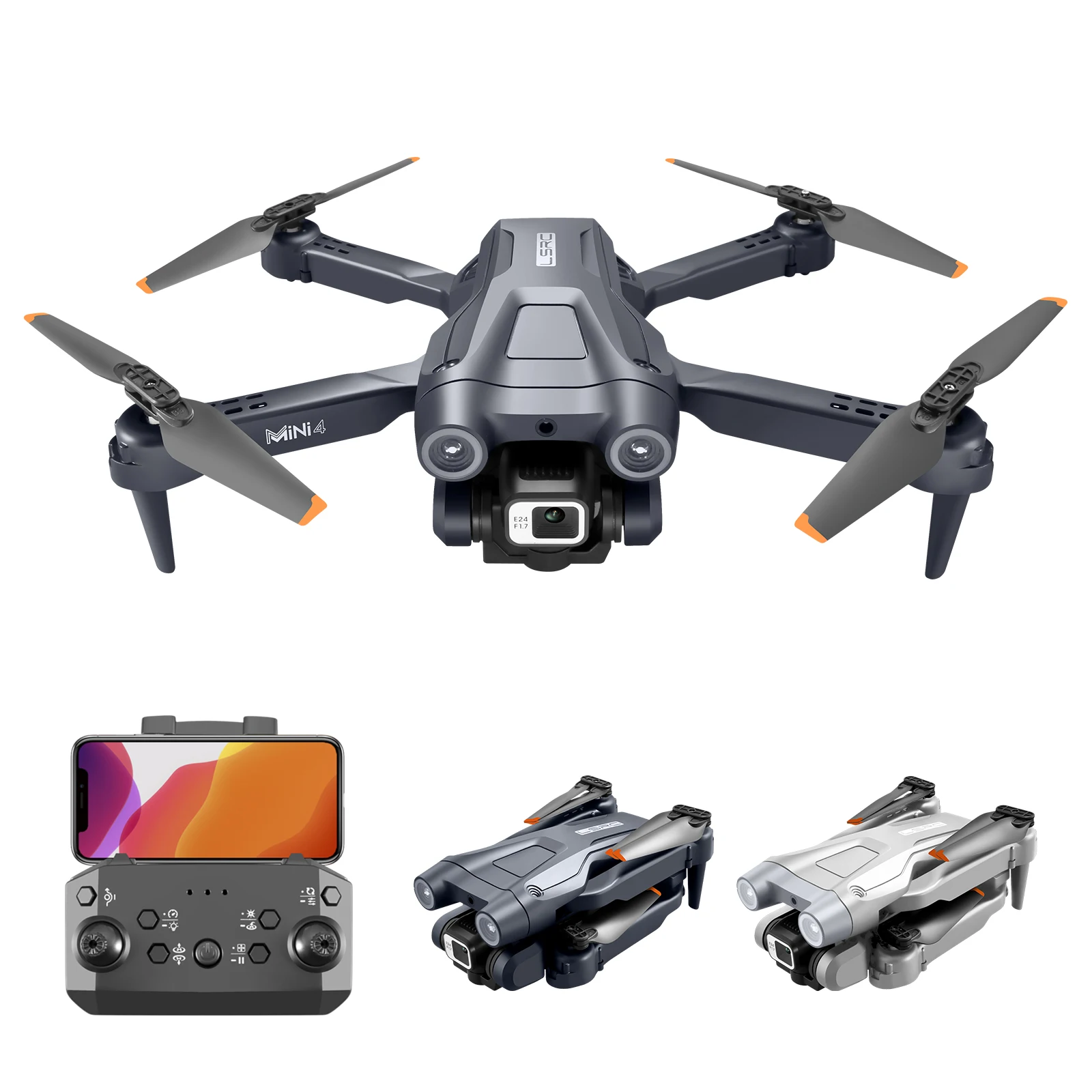 MINI 4 Drone Aerial UAV 4K Invert Aerial Vehicle Optical Flow Location Obstacle Avoidance Remote Control Aircraft Toy