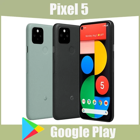Смартфон Google Pixel 5, Snapdragon 765G, телефон с экраном 4080 дюйма, аккумулятор 6,0 мАч, глобальная прошивка, Android 11