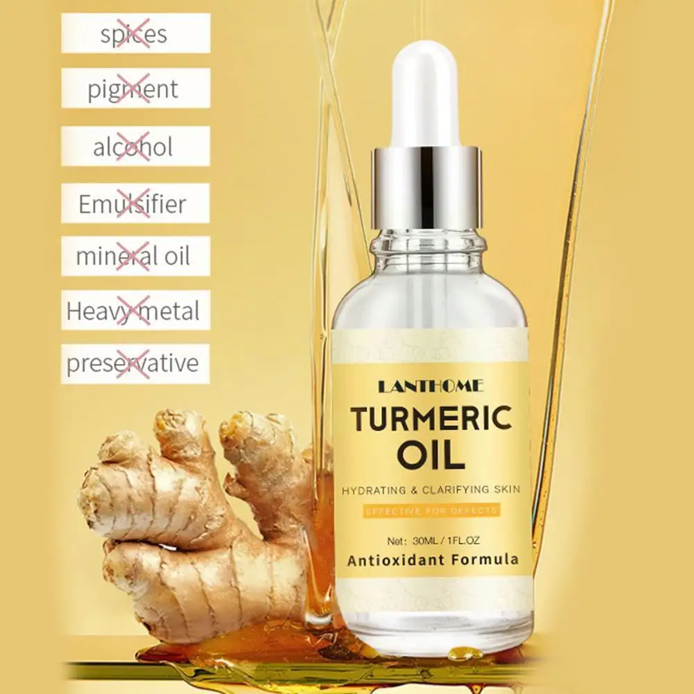 

Turmeric Butter Moisturizing, Anti-wrinkle And Anti-acne Care Face Essence Serum Oil Skin D6e2