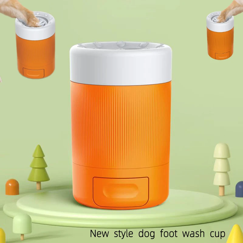

Puppy Foot Wash Cup Semi-automatic Cleaning Machine for Dog Legs Cat Foot Wash Artifact Pet Paw Cleaning Equipment Dog Supplies