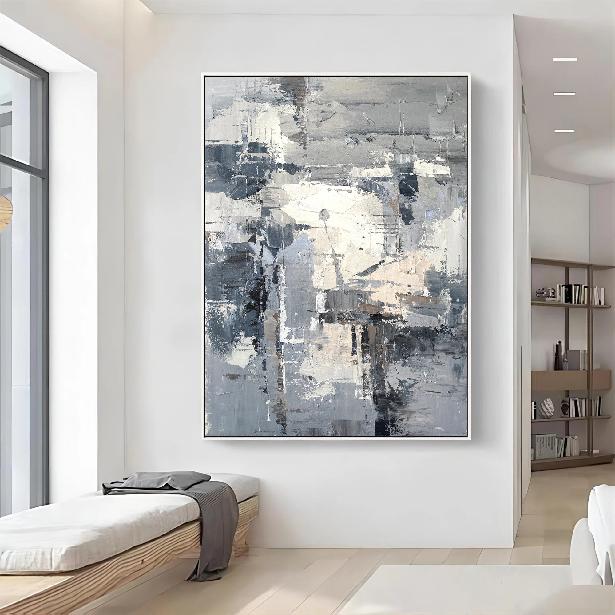 

High quality Original HandPainted on Canvas modern Abstract Oil Painting UnFrame Decorative prints wall painting Free shipping